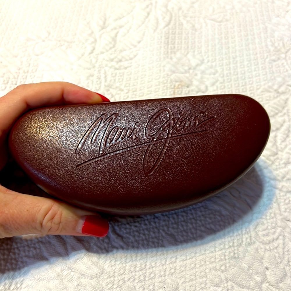 Pair of Maui Jim eyeglass cases
